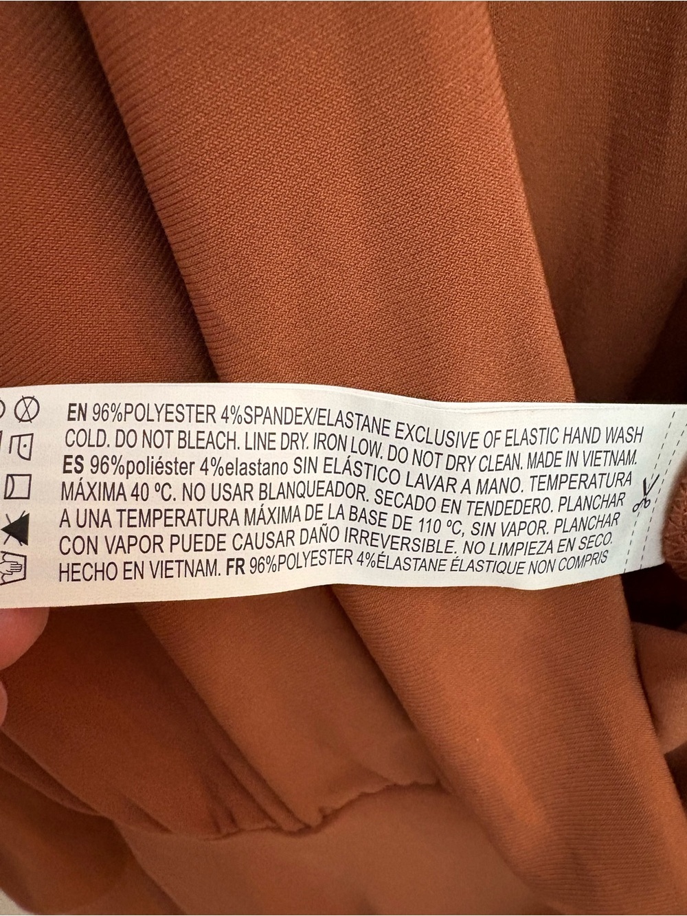Forever 21 Rust Orange Wrap Bodysuit - Picture 7 of 8